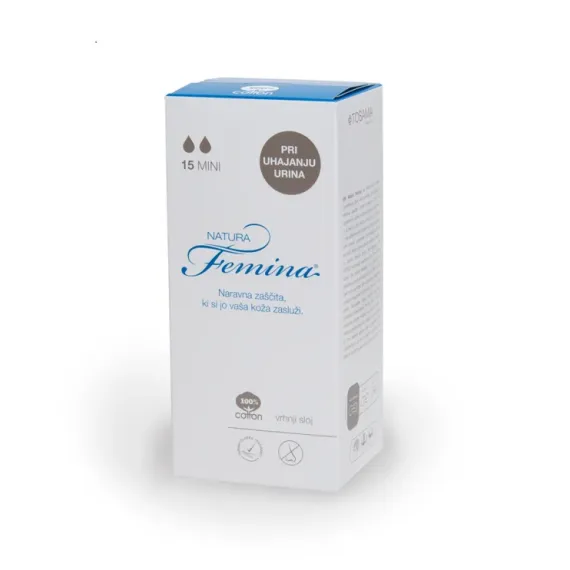 Natura Femina, Special Mini Cotton predloge za inkontinenco, 15 kos