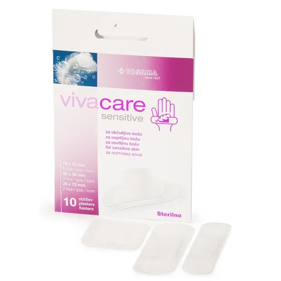 Vivacare, Sensitive set sterilnih obližev, 10 obližev