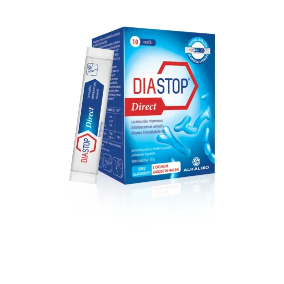 Diastop Direct, Peroralni prašek, 10 vrečk