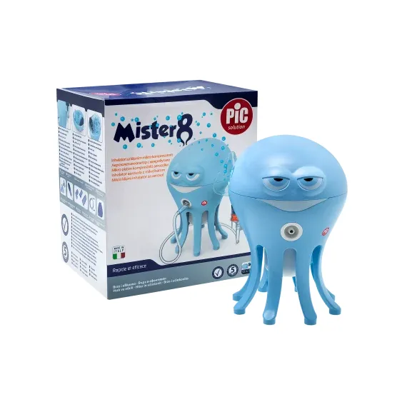 PiC, Kompresorski otroški inhalator Mister8, 1 komplet