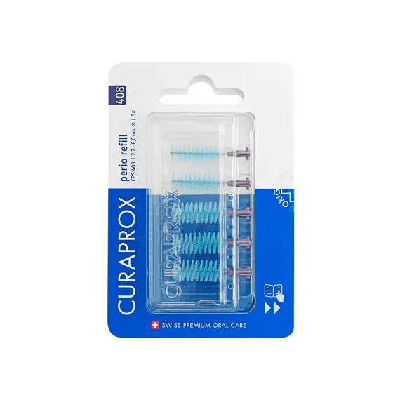 Curaprox, medzobna ščetka CPS 408 Perio refill, 5 medzobnih ščetk