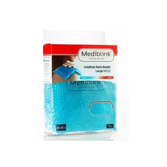 Mediblink, Hladilno-toplotna blazinica s kroglicami velikosti L - 20 x 30 cm, 1 kos
