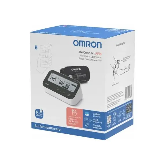 Omron, merilnik krvnega tlaka M4 Connect AFib