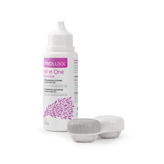 Proluxx, All in One Sensitive večnamenska raztopina za občutljive oči, 100 ml