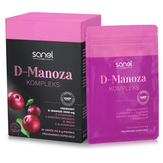 Sanol LAB, D-Manoza Kompleks, 10 vrečk