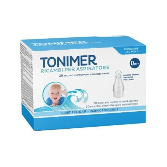 Tonimer, nastavki za nosni aspirator, 20 nastavkov