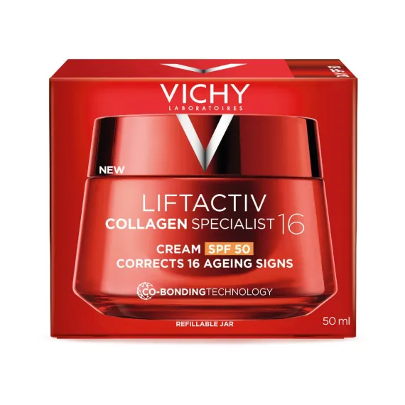 Vichy, liftactiv collagen specialist 16 krema ZF50 lonček, 50 ml
