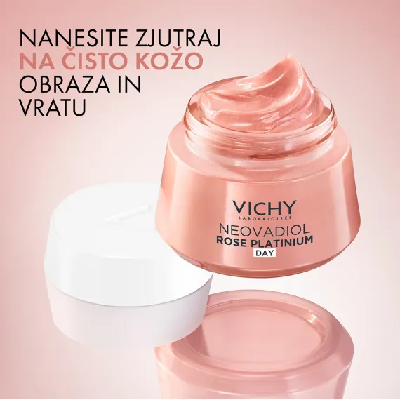 Vichy, Neovadiol rose platinum rožnata dnevna krema za učvrstitev in poživitev kože, 50ml