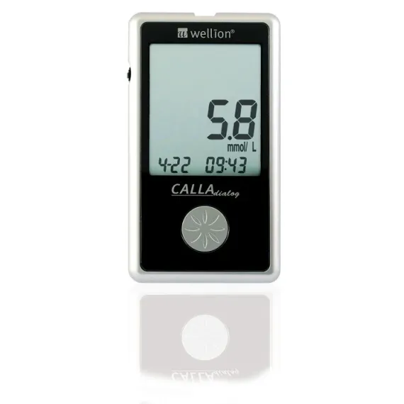 Wellion, Calla Dialog merilnik glukoze v krvi za slepe in slabovidne osebe, 1 set