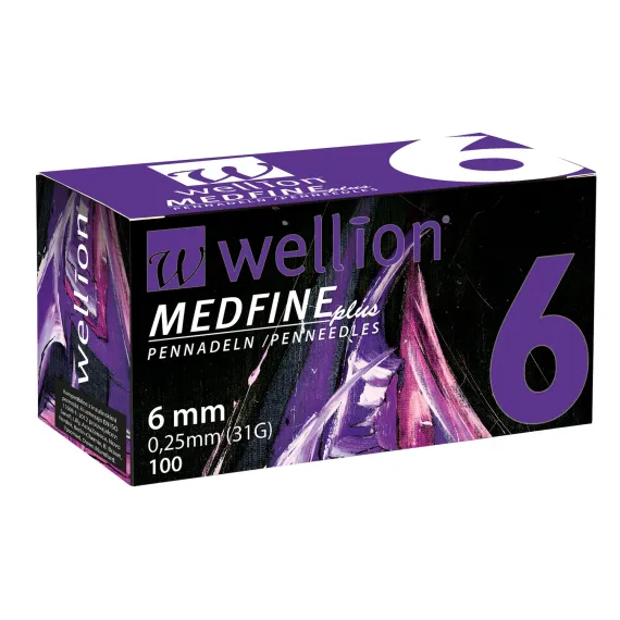 Wellion, Medfine Plus igle za peresnike, 6 mm