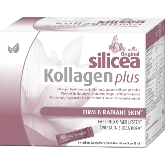 Silicea, Kollagen Plus vrečke, 30 x 15 ml