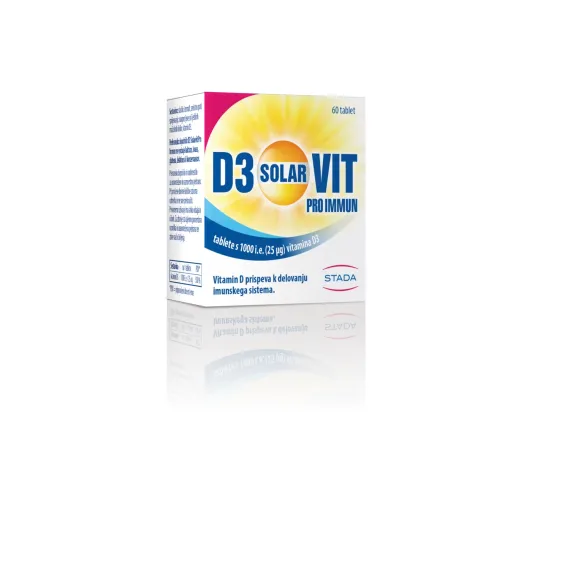 Stada, D3 Solarvit Pro Immune tablete, 60 tablet
