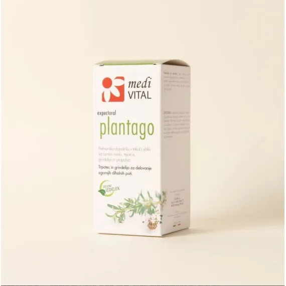 MediVITAL, Expectoral Plantago sirup, 200 ml