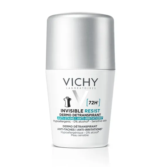 Vichy, Invisible Resist roll-on deodorant 72h, 50 ml