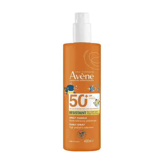 Avene, Sun zelo visoka zaščita pred soncem pršilo za vso družino resistant ZF50+, 400 ml