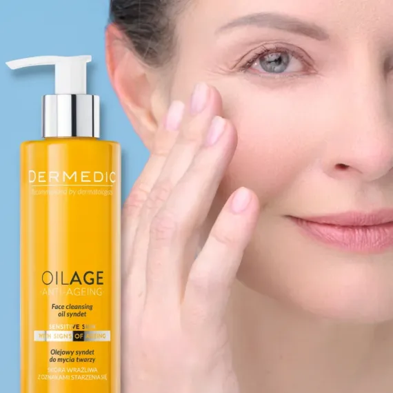 Dermedic, Oilage anti-ageing oljni sindet za čiščenje obraza, 200 ml
