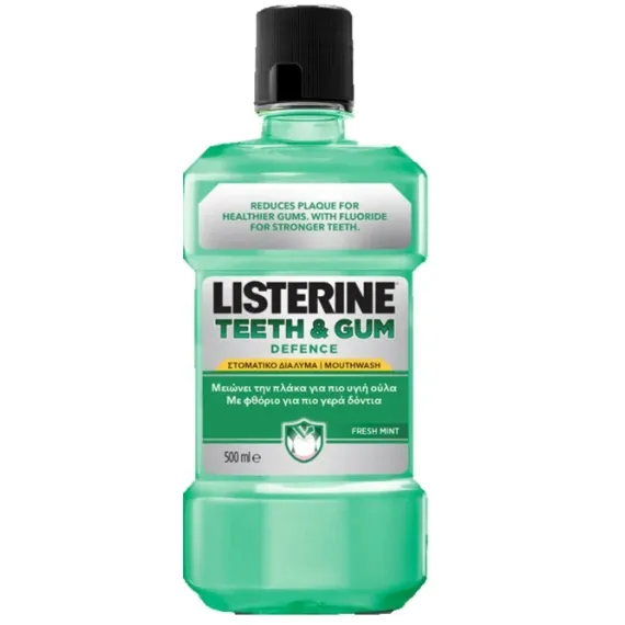 Listerine, Teeth & Gum Defence ustna voda, 500 ml