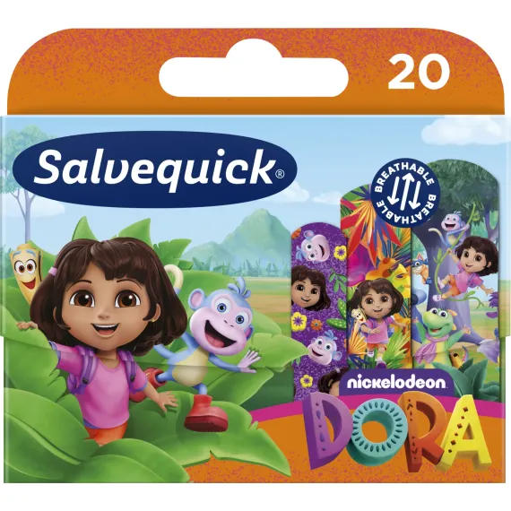 Salvequick, obliž otroški raziskovalka Dora, 20 obližev