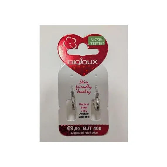 Biojoux, uhani queen jezebel srebrna, BJT400