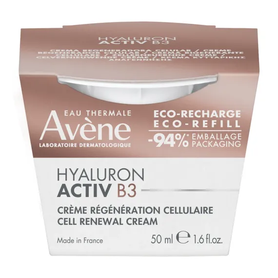 Avene, Hyaluron Activ B3, krema za obnovo celic - refill, 50 ml