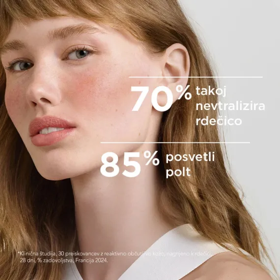 Bioderma, Sensibio AR+ CC krema pomirjujoča tonirana nega za kožo z rdečico light ZF50+, 40 ml