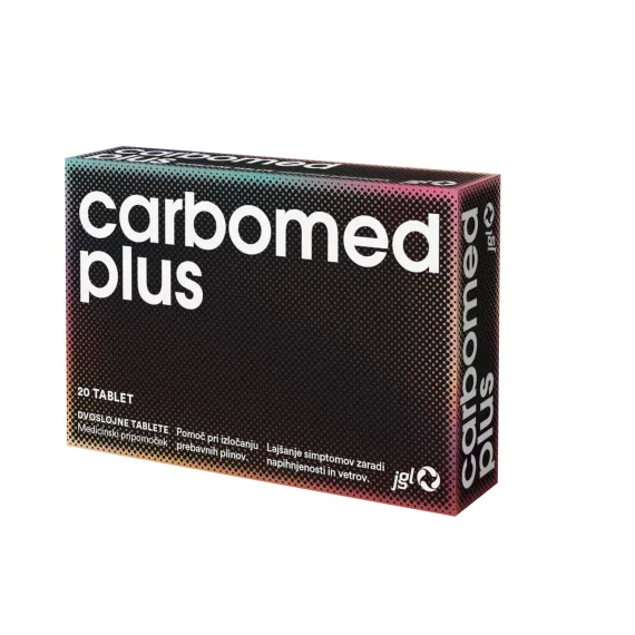 Carbomed Plus, 20 dvoslojnih tablet