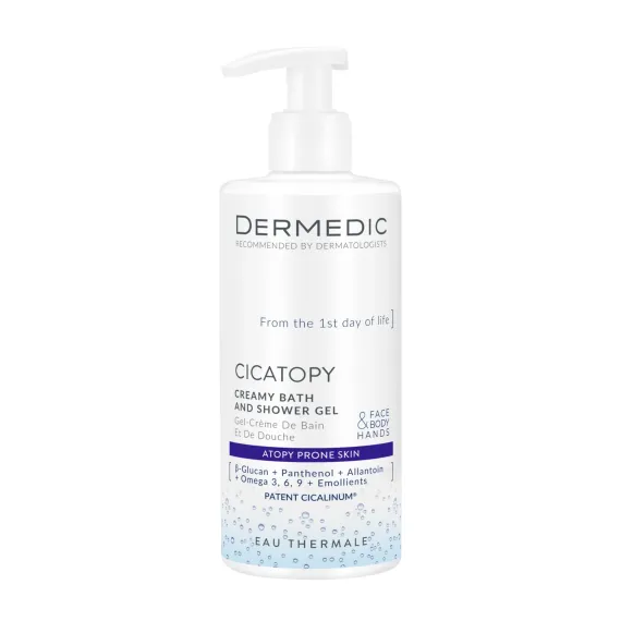 Dermedic, Cicatopy kremni gel za kopanje in prhanje od rojstva naprej, 300 ml