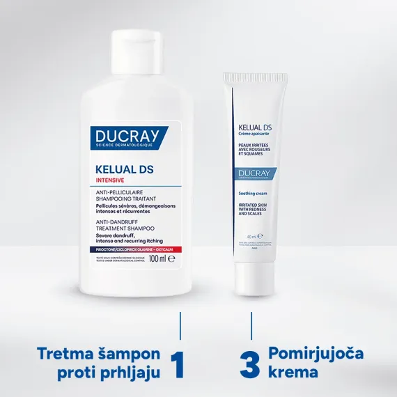 Ducray, Kelual DS intensive tretma šampon proti prhljaju, 100 ml