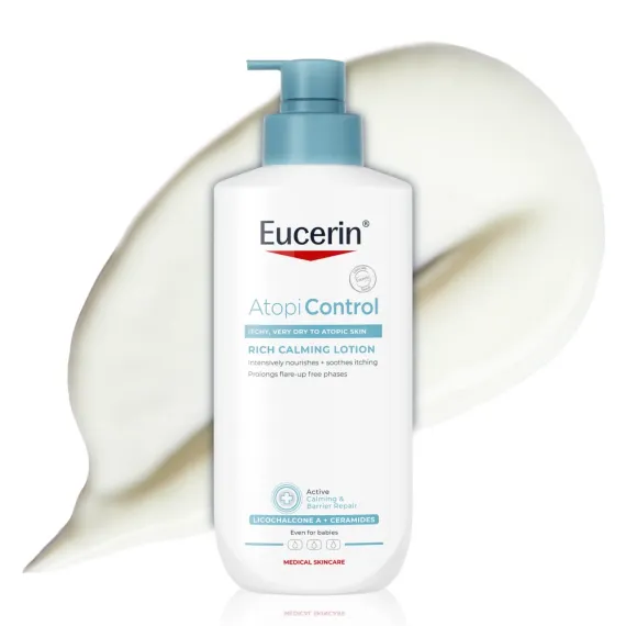 Eucerin, AtopiControl losjon za nego telesa, plastenka s pumpico, 400 ml
