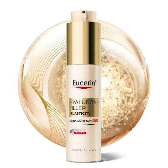 Eucerin, Hyaluron-Filler + Elasticity ultralahki dnevni fluid ZF50, 50 ml