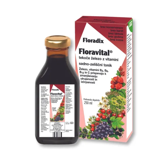 Floradix Floravital, tonik, 250 ml