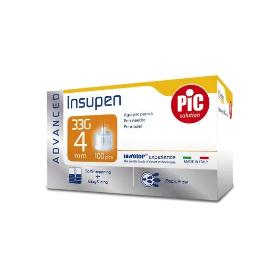 Pic, Igla Advanced Insupen G33 x 4 mm, 100 igel