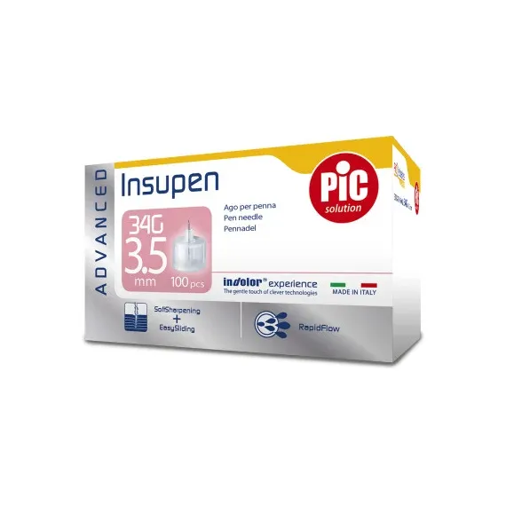 Pic, Igla Advanced Insupen G34 x 3,5 mm, 100 igel
