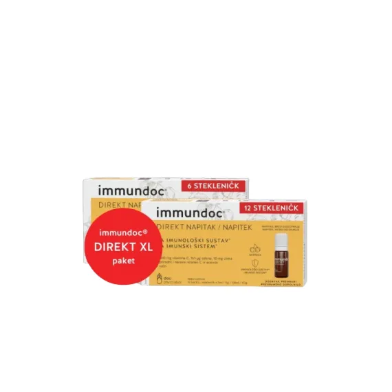 Immundoc, Direkt XL paket: Direkt napitek 9 ml,  12 +6 stekleničk