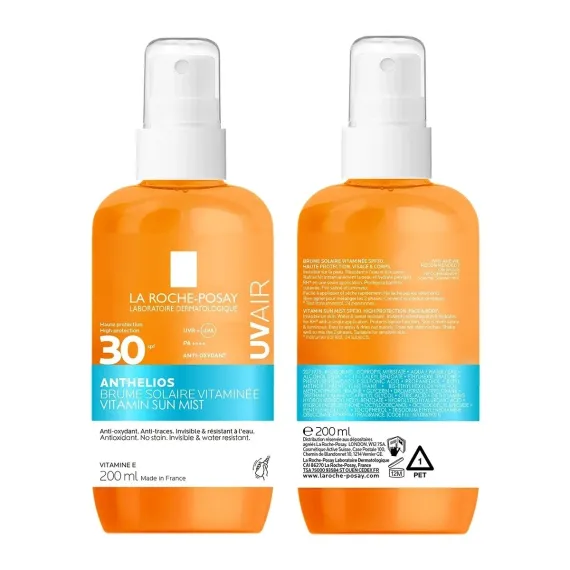 UVair meglica za obraz in telo za zaščito pred soncem ZF30 pršilo, 200ml