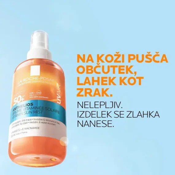 UVair meglica za obraz in telo za zaščito pred soncem ZF30 pršilo, 200ml