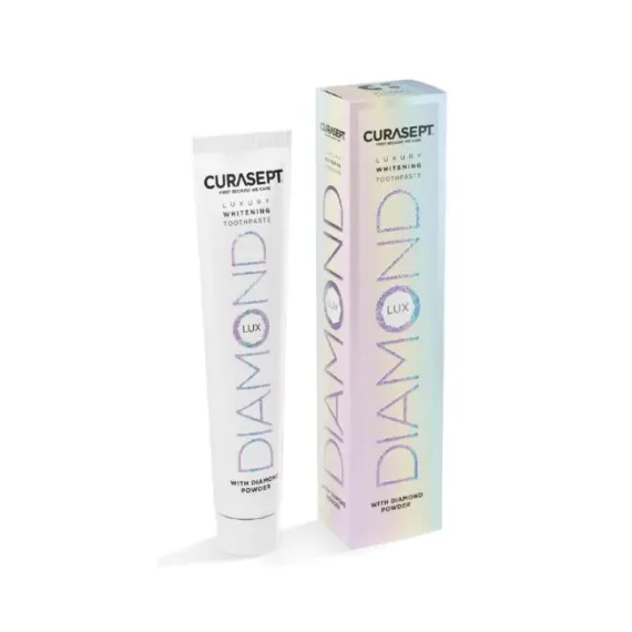 Curasept, Luxury Whitening Diamond zobna pasta z diamantnim prahom, 75 ml
