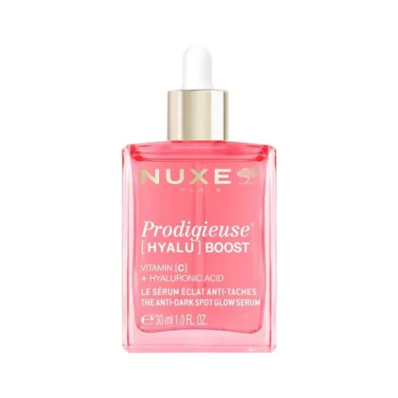 Nuxe, Prodigieuse Hyalu Boost serum za sijaj in proti pigmentnim madežem, 30 ml