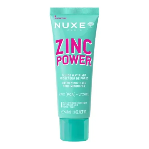 Nuxe, Zinc Power matirajoči fluid, 40 ml