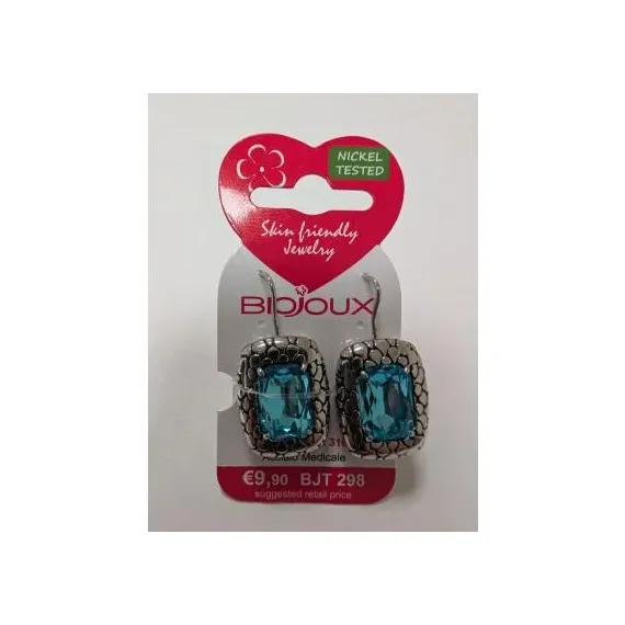 Biojoux, uhani ariela sinje modra, BJT298
