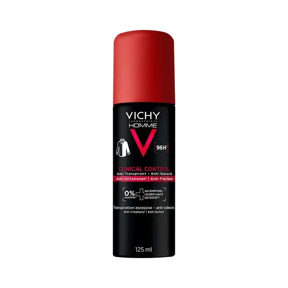 Vichy, Homme Clinical Control 96h antiperspirant proti potenju, sprej, 125 ml