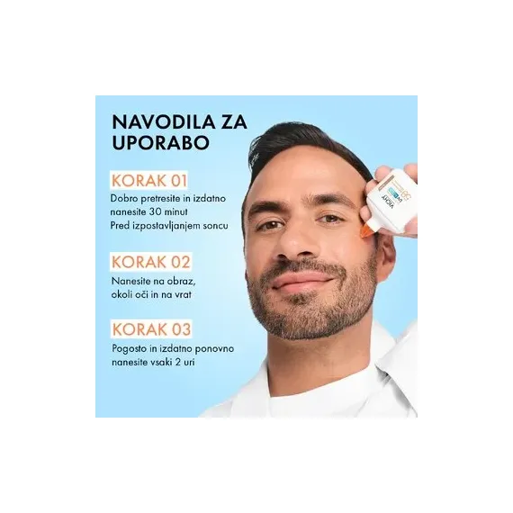 Vichy, Capital Soleil UV Aqua tonirani vlažilni fluid Medium ZF50, 50 ml