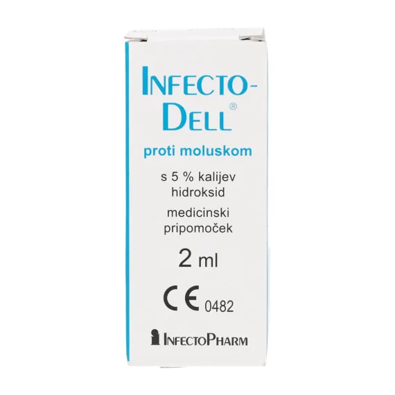 InfectoDell, 5% kalijevega hidroksida, 2 ml