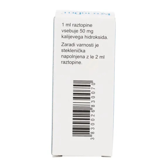 InfectoDell, 5% kalijevega hidroksida, 2 ml