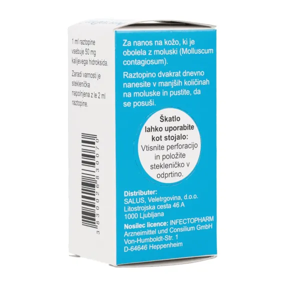 InfectoDell, 5% kalijevega hidroksida, 2 ml