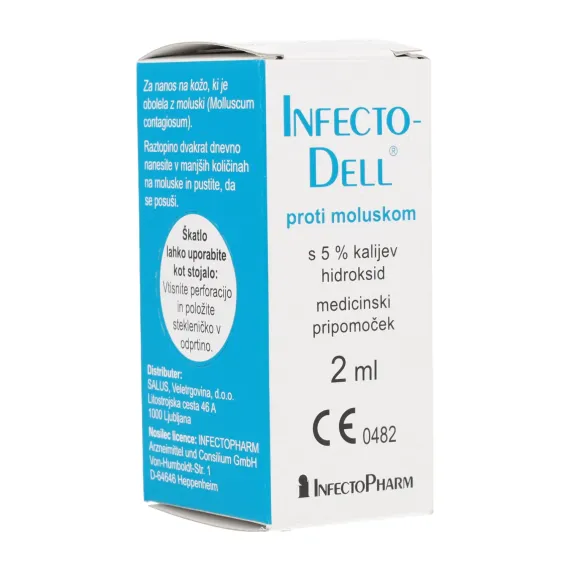 InfectoDell, 5% kalijevega hidroksida, 2 ml