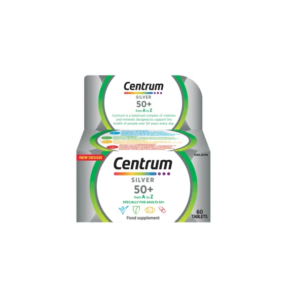 Centrum, silver 50+ A-Z tablete, 60 tablet
