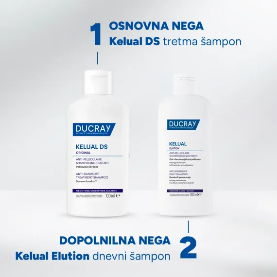 Ducray, Kelual DS Original, tretma šampon za lase proti prhljaju, 100 ml