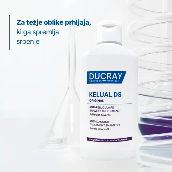 Ducray, Kelual DS Original, tretma šampon za lase proti prhljaju, 100 ml