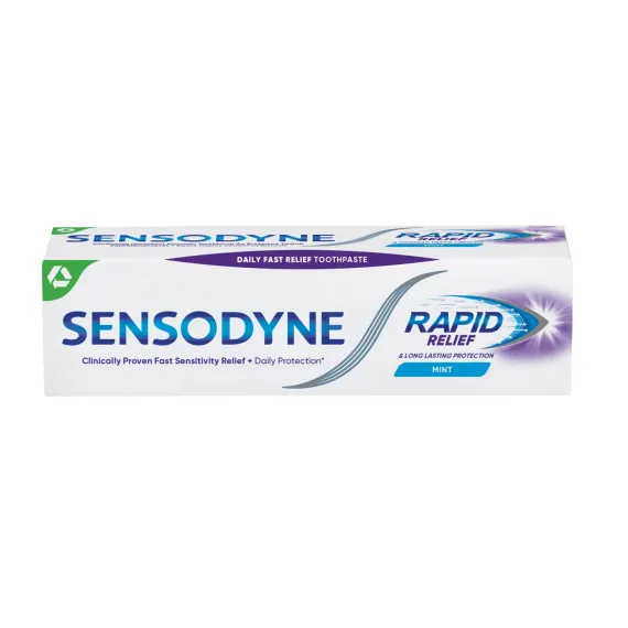 Sensodyne, zobna pasta Rapid Relief Mint, 75 ml